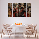 Gangster, Mafia, Vintage, Art, Canvas Print, Crime, Mobster, Noir, Retro, Gang, Thug, Wall Decor, Criminal # 8255