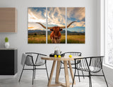 Texas Longhorn Canvas Print #8229