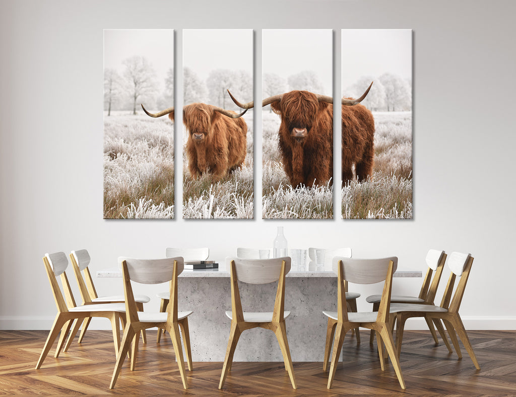 Highland Cattle Poster Set