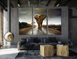 Elephant Art Canvas Print #8160