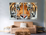 Tiger Head Canvas Print #8003