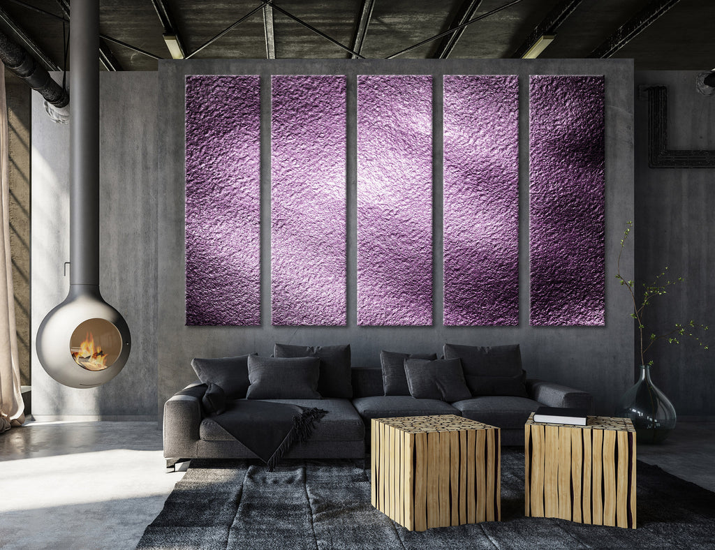 Purple Abstract Canvas Print #1015
