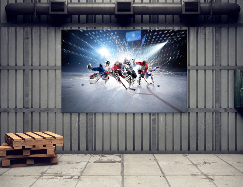 Hockey Art Canvas Print #4194