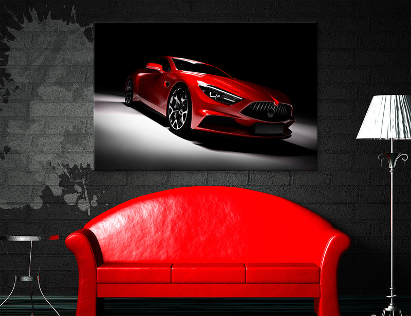 Red Car Canvas Print #3831