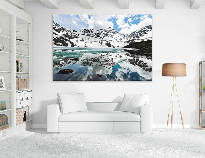 Winter Lake Canvas Print #7579