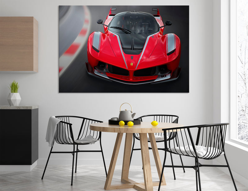 Car on the Track Canvas Print #3158