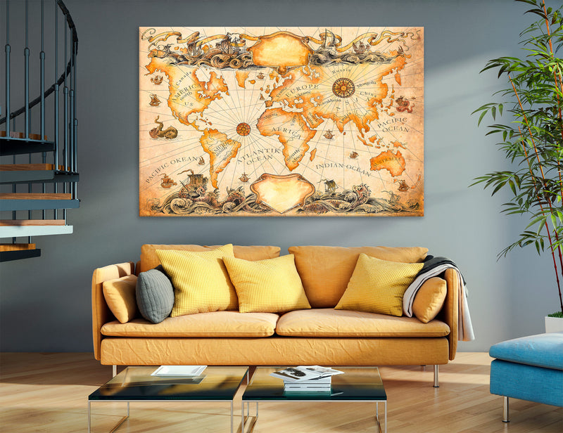 Cabinet Decor Canvas Print #5059