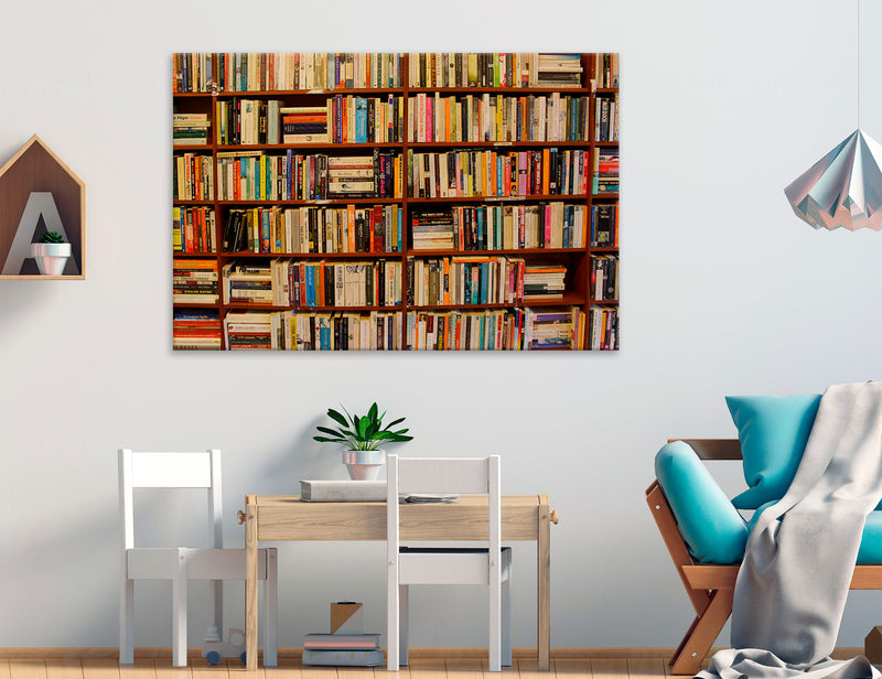 Photo Books Canvas Print #1330