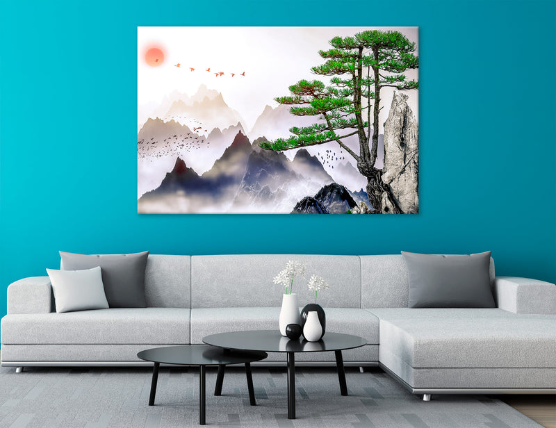Japanese Garden Canvas Print #7585