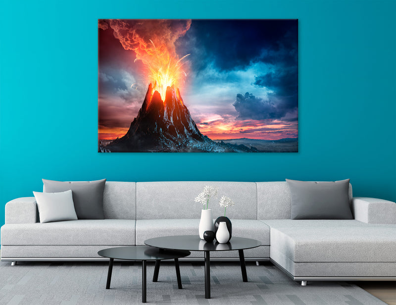 Volcanoes Canvas Print #7591