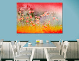 Floral Abstract Art Canvas Print #1201
