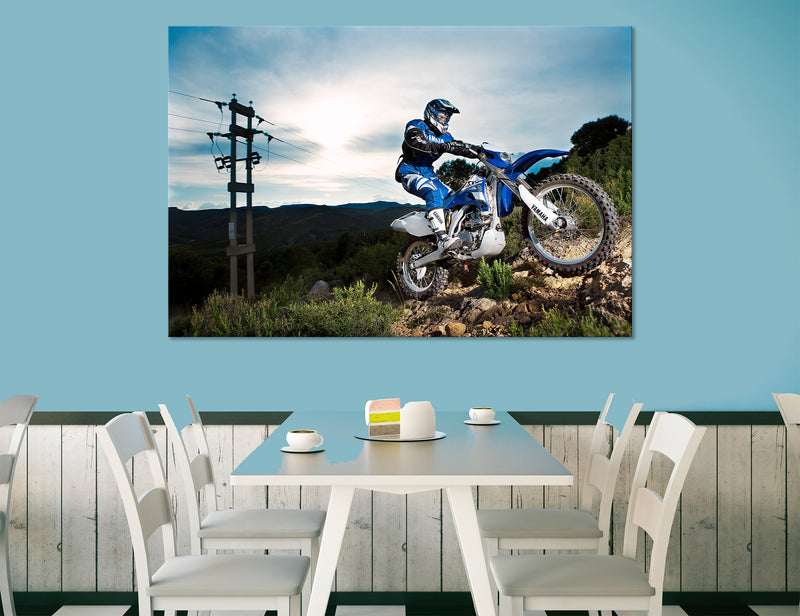 Motorcyclist Gift Canvas Print #4061