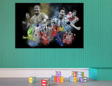 Soccer Stars Canvas Print #4006