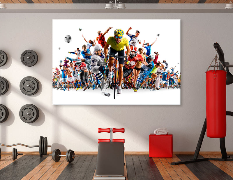 Sports Team Canvas Print #4198