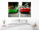 Two Cars Canvas Print #3814