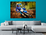 Motocross Decor Canvas Print #4040