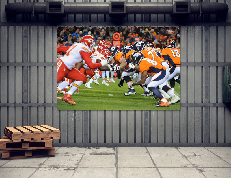 Football Photo Canvas Print #4044