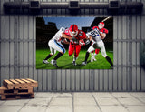 Football Poster Canvas Print #4043