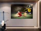 Soccer Art Canvas Print #4050