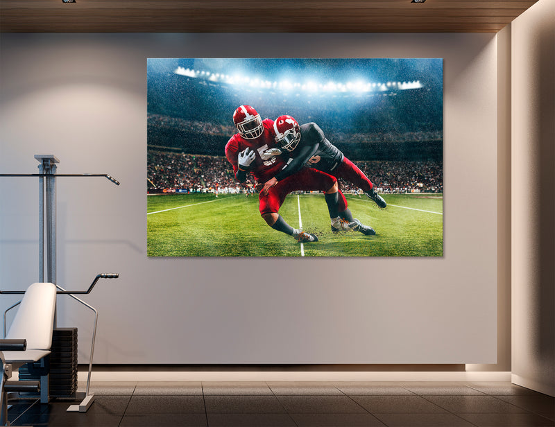 American Football Canvas Print #4039