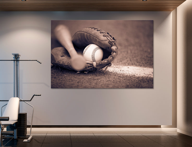 Baseball Canvas Print #4035