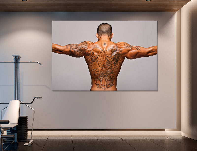 Bodybuilding Canvas Print #4002