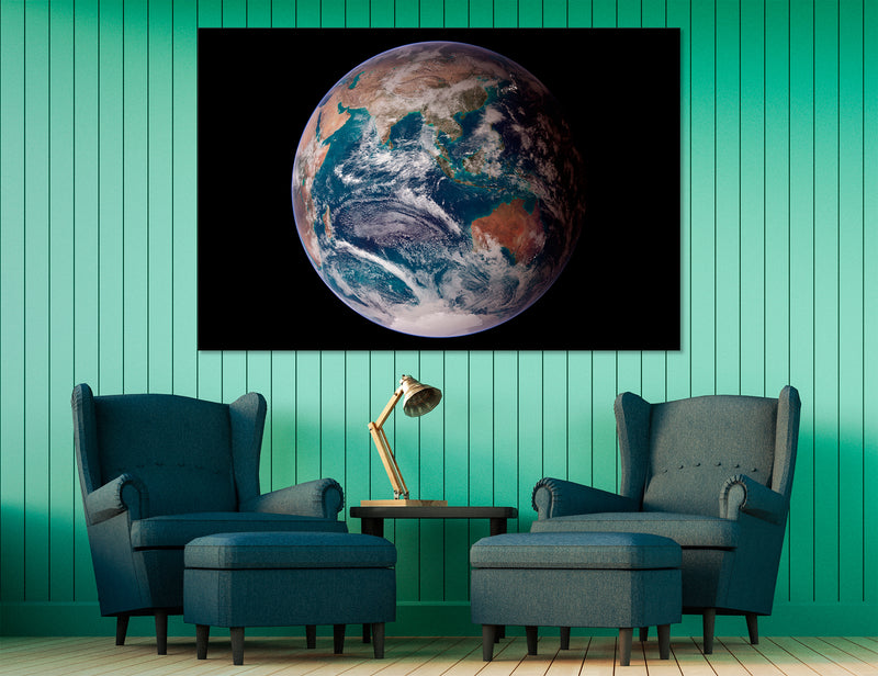 Earth from Space Canvas Print #6081