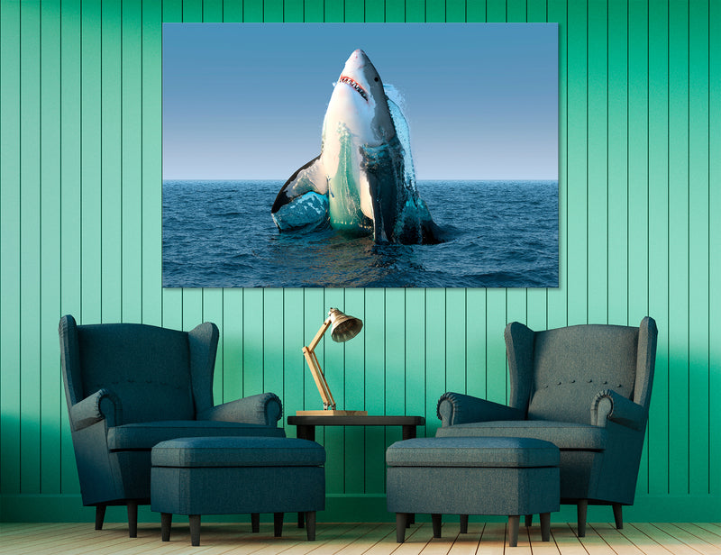 Jaws Canvas Print #8098