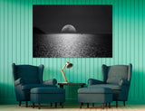 Full Moon Art Canvas Print #6506