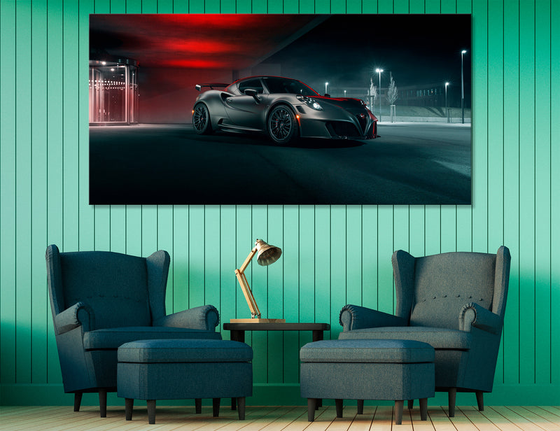 Car Poster Canvas Print #3107