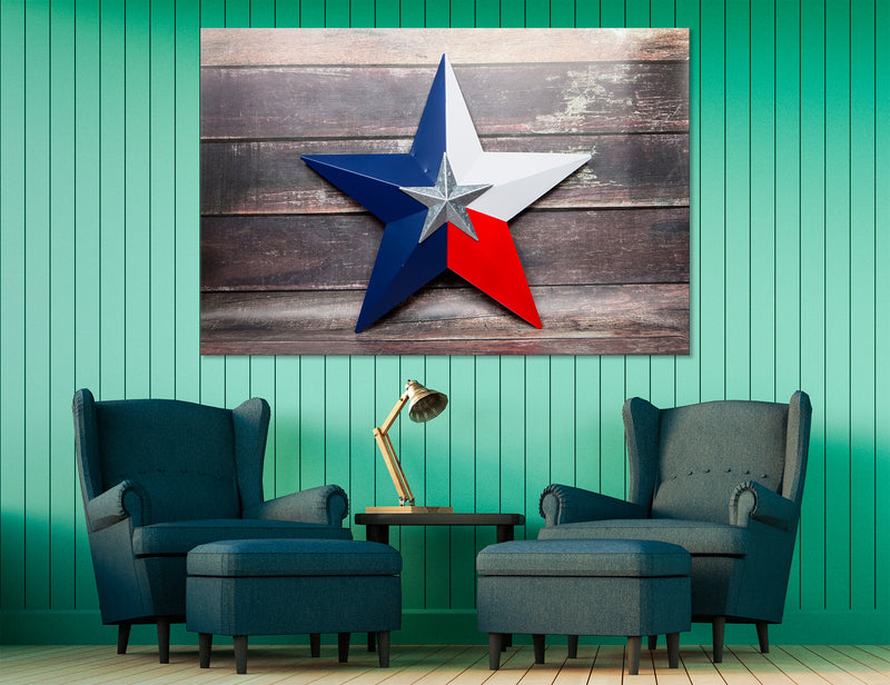 Texas Star Canvas Print #5051
