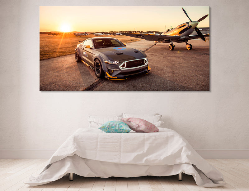 Car and Airplane Canvas Print #3056