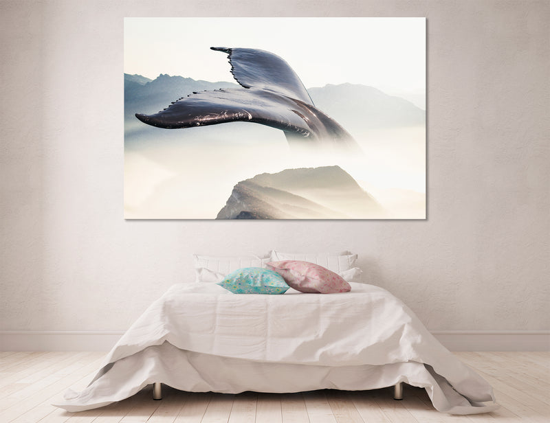 Whale Tail Canvas Print #8070