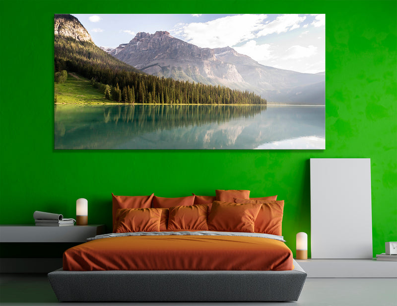 Mountain Lake Canvas Print #7218