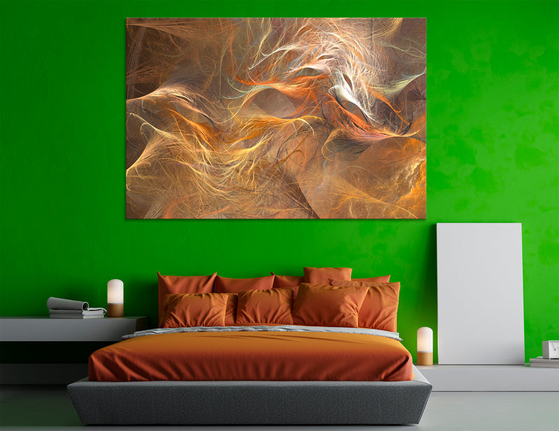 Brown Abstract Canvas Print #1261