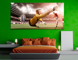 Soccer Poster Canvas Print #4048