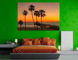 Los Angeles Beach Canvas Print #9208
