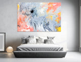 Blue Pink Wall Art Canvas Print #1178