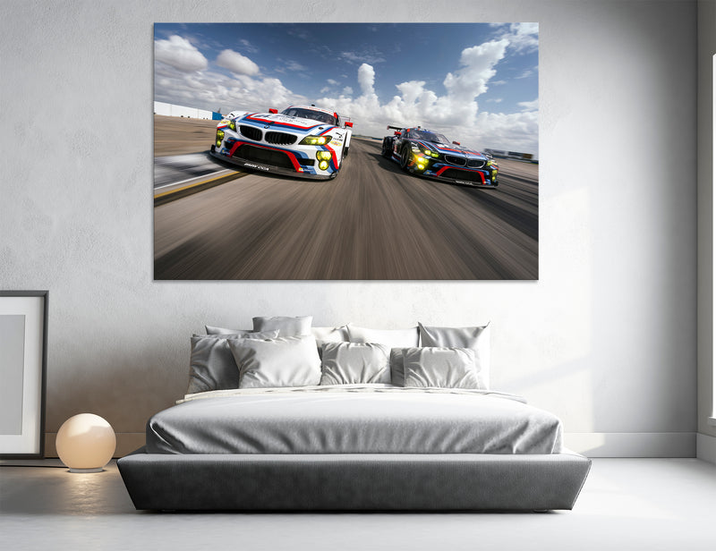 Racing Car Canvas Print #3104