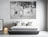 Wolf in Winter Canvas Print #8117