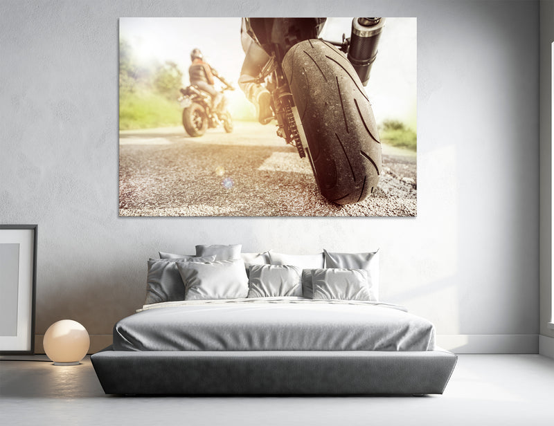 Racing Bike Canvas Print #3126