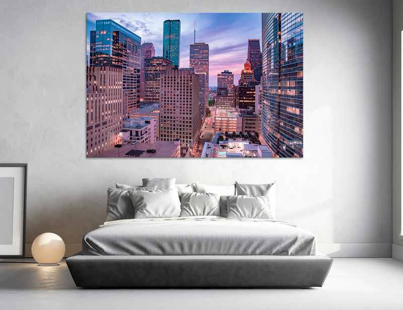 Downtown Houston Canvas Print #9073