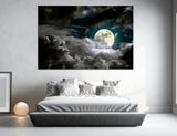 Moon Canvas Print #6046