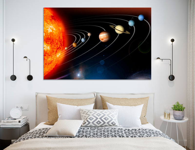 Solar System for Kids Canvas Print #6057