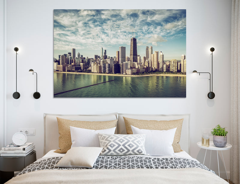 Chicago Skyline Canvas Print #9065