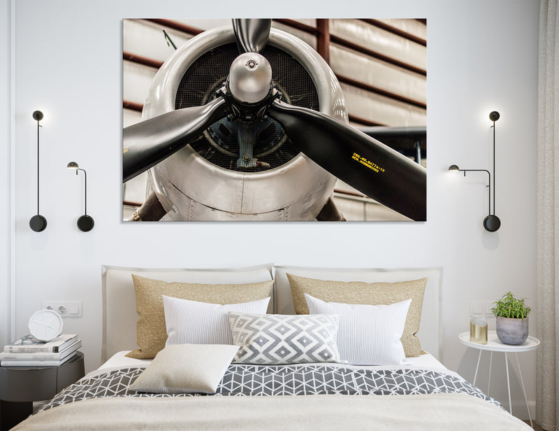 Rustic Propeller Canvas Print #3024