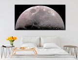 Lunar Craters Canvas Print #6080