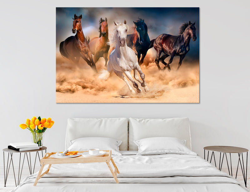 Running Horses Canvas Print #8065
