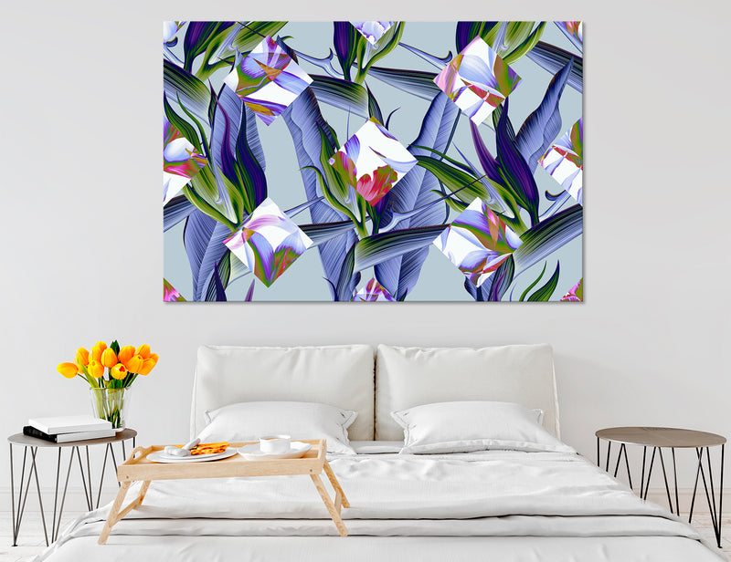 Tropical Colorful Abstract Canvas Print #1159