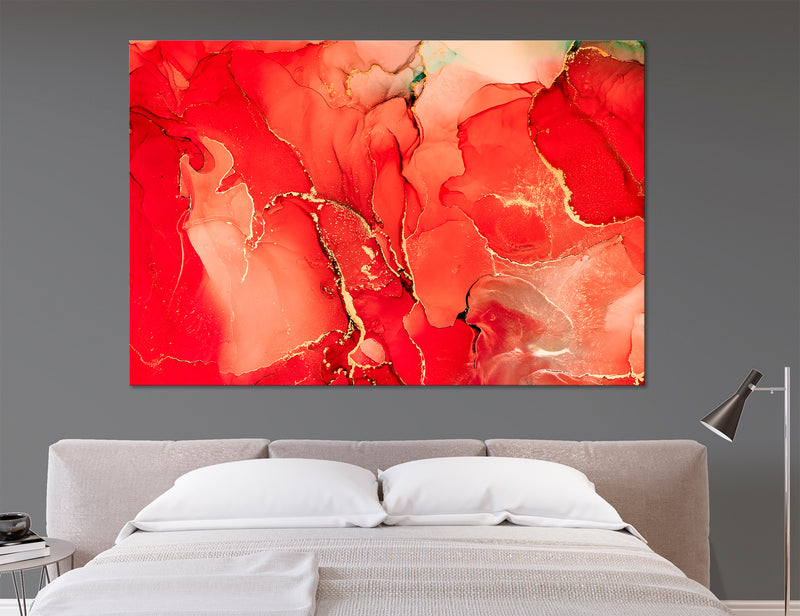 Bloody Abstract Canvas Print #1253